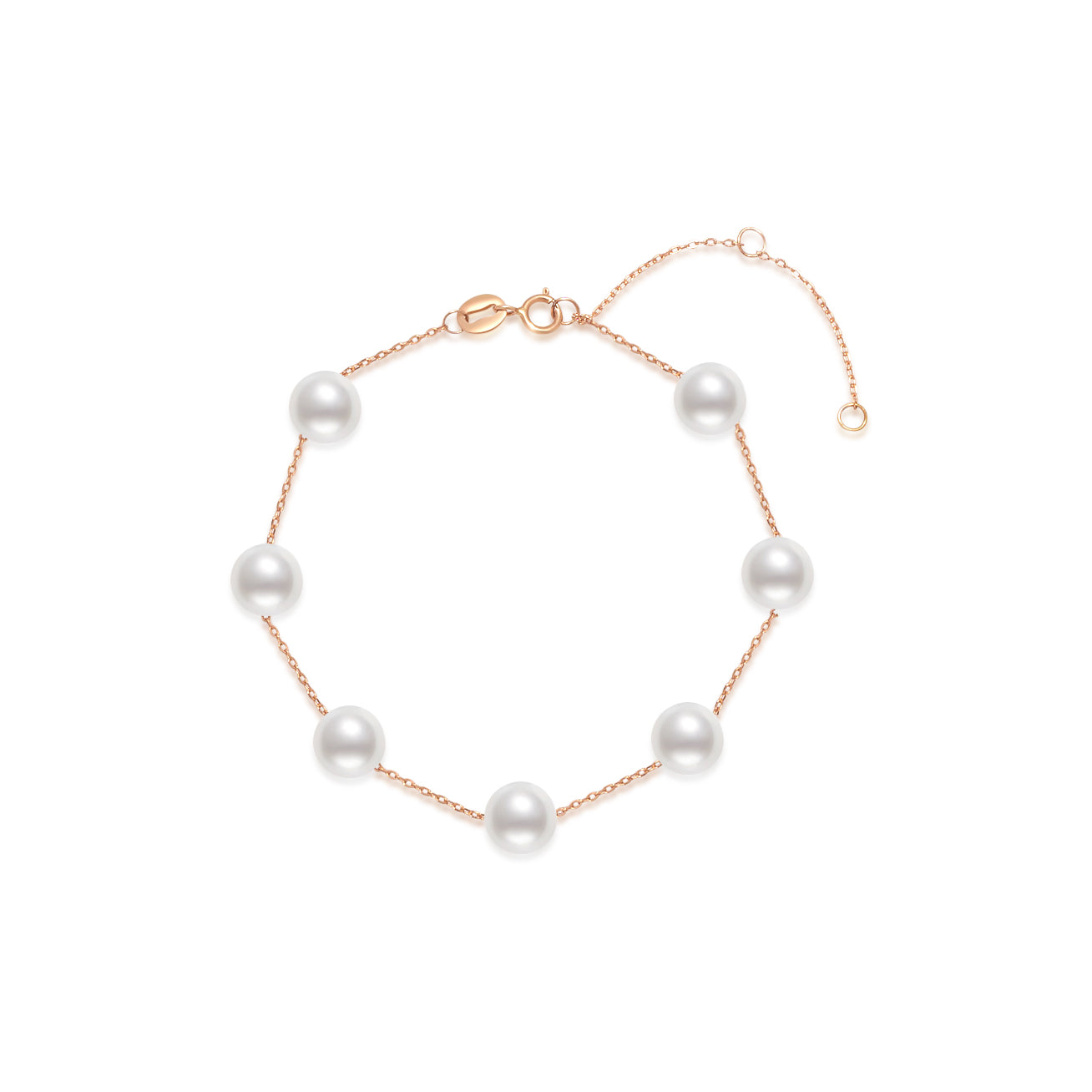 6.5-7.0 mm Double Strand AA+ White Akoya Pearl Bracelet – Pearl Paradise